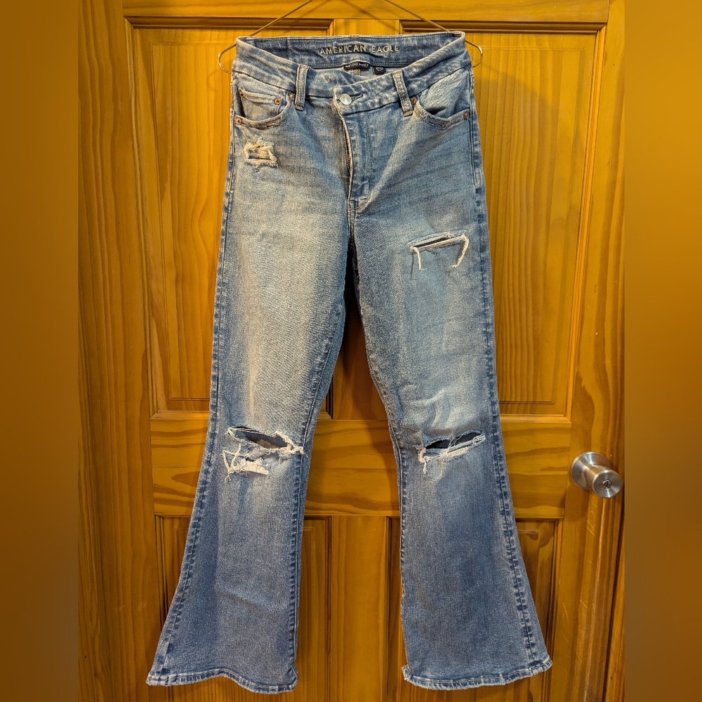 American Eagle Curvy High-rise Flare